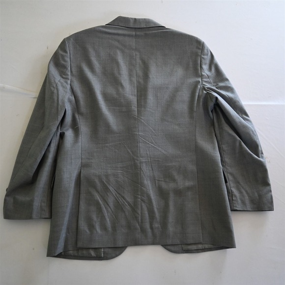 Joseph Abboud 40R Gray Freedom Millennial USA Made Blazer Suit Jacket Sport Coat - Picture 12 of 16
